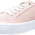 Tommy Hilfiger Mujer Vulcanized Sneaker Zapatillas, Rosa