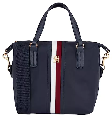 Tommy Hilfiger Poppy Small Tote Corp, azul, OS, Azul espacial