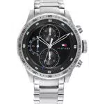Tommy Hilfiger Reloj Analógico de Cuarzo multifunción para hombre con Correa en piel Azul Marino - 1791805