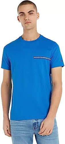 Tommy Hilfiger Small Chest Stripe Monotype Tee, Hombre