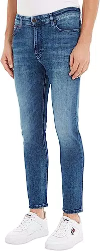 Tommy Jeans Hombre Pantalón Vaquero Simon Skinny Stretch