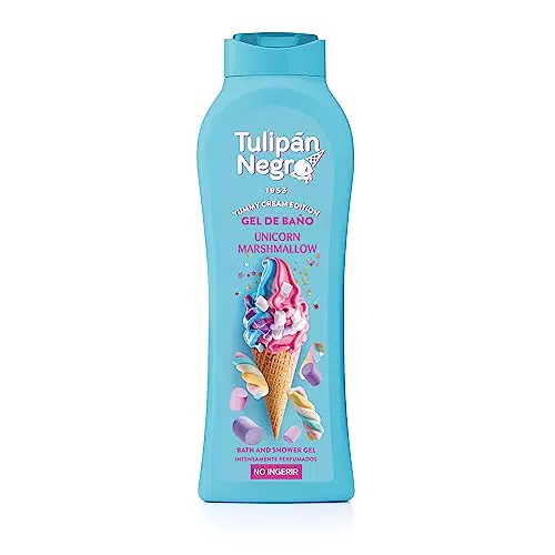 TULIPÁN NEGRO, GEL DE BAÑO UNICORN MARMALLOW 650ML