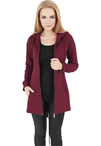 URBAN CLASSICS Ladies Sweat Parka, chaqueta larga con capucha