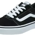 Vans Ward, Zapatillas Unisex niños, Suede Canvas Black White
