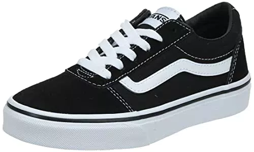 Vans Ward, Zapatillas Unisex niños, Suede Canvas Black White