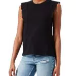 VERO MODA VMHOLLYN SS Top GA Noos Blusas, Negro, L para Mujer