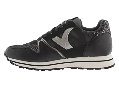 victoria Plano Basket Cometa Camuflaje & Trasera Glitter 1141136-WOMEN para Mujer Negro 37