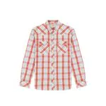 Wrangler Western Shirt Camiseta, Azul, M para Hombre