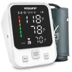 Yisunf Tensiómetro de Brazo Digital, Medidor Tension Arterial Pantalla LED