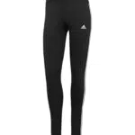 adidas 3 Stripes Leggings Leggings, Black/White, XS Mujer