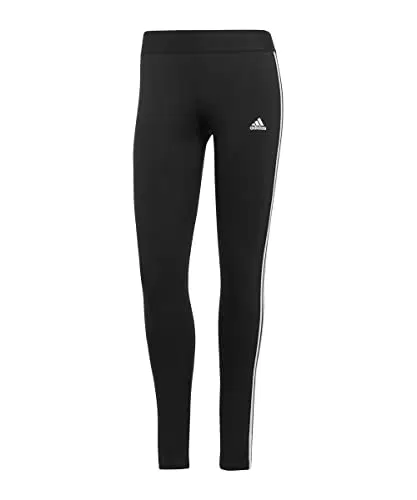 adidas 3 Stripes Leggings Leggings, Black/White, XS Mujer
