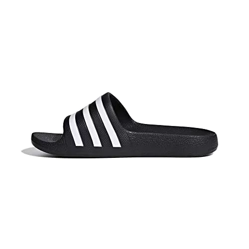 adidas Adilette Aqua, Slides Unisex niños, Negro Blanco