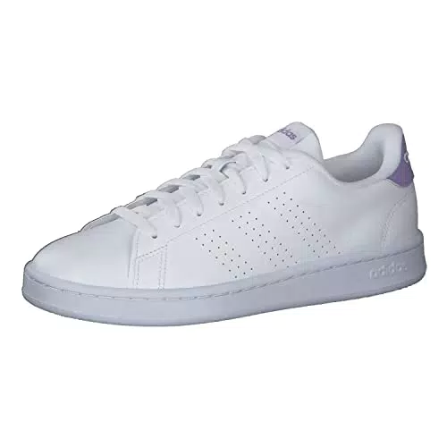 adidas Advantage, Zapatillas Mujer, Cloud White Cloud White Violet Fusion