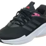 adidas AlphaEdge +, Zapatillas Mujer, Core Black/Grey Six/Pink Fusion