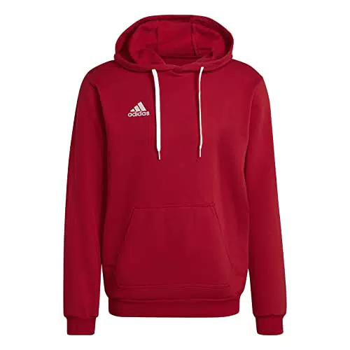 adidas Entrada 22, Sudadera con capucha Hombre, Team Power Red 2