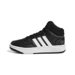 adidas Hoops Mid, Zapatillas Unisex niños, Core Black Ftwr White Grey Six