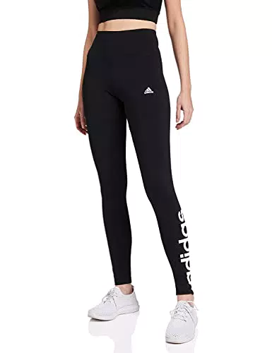 adidas Mujer Essentials Mallas, Black/White, M