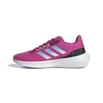 adidas RUNFALCON 3.0 W Wide, Sneaker Mujer, Lucid Fuchsia/Blue Dawn/FTWR White