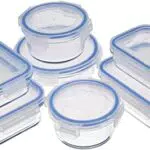 Amazon Basics Recipientes de cristal para alimentos