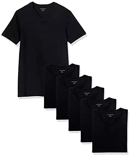 Amazon Essentials Camiseta Interior con Cuello de Pico Hombre