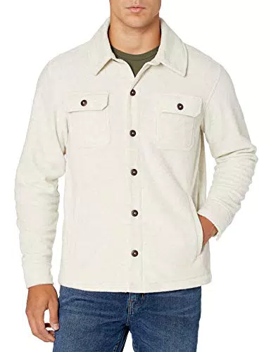 Amazon Essentials Sobrecamisa de Forro Polar con Manga Larga Hombre