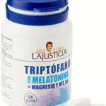 Ana Maria Lajusticia -Triptófano con melatonina + magnesio + VIT B6. Induce al sueño y mejora la calidad del sueño. Apto para veganos. 60 comprimidos