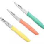 Arcos Set Cuchillos Mondadores de Cocina. 3 Piezas Acero Inoxidable