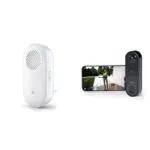 Arlo Videoportero Inalámbrico WiFi con Timbre, Timbre Inalámbrico Exterior Impermeable