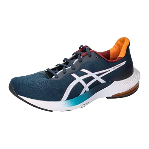 Asics Gel Pulse 14, Running Shoe Hombre, Blue/White