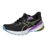 Asics GT-1000 12, Running Shoe Mujer, Black/Glow Yellow