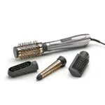 BaByliss AS136E Cepillo de aire 1000W, iónico, 4 accesorios