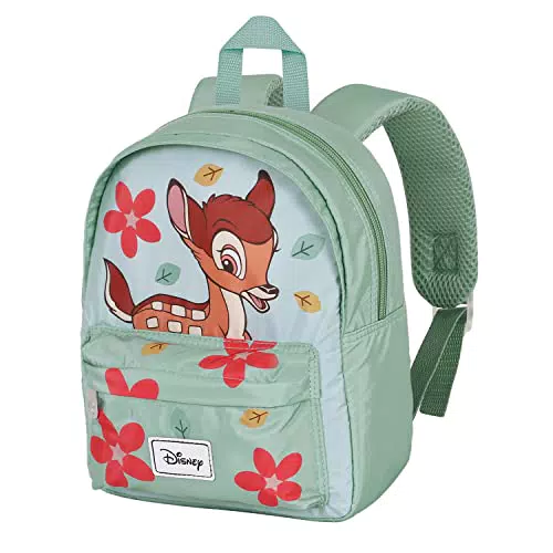 Bambi Fall-Mochila Preescolar Joy, Verde, 22 x 27 cm