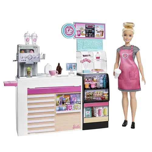 Barbie y su Cafetería, Muñeca con accesorios para café
