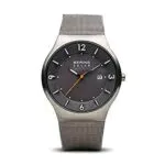 BERING 14440-077 - Reloj para Hombre, Negro/Plateado