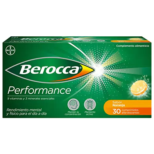 Berocca Performance Complejo de Vitaminas y Minerales Sin Cafeína