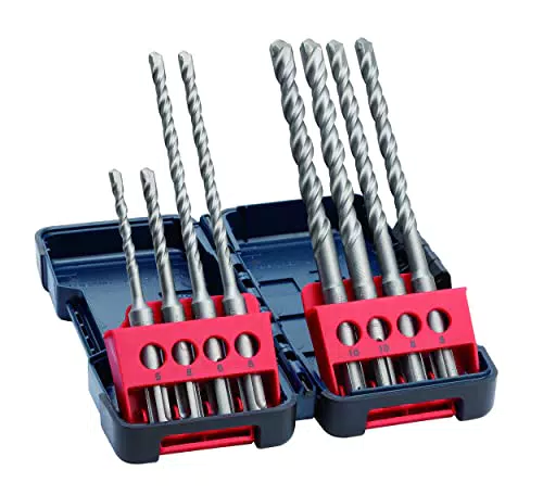 Bosch Professional Set de 8 Brocas para Martillo SDS plus-3 Tough Box