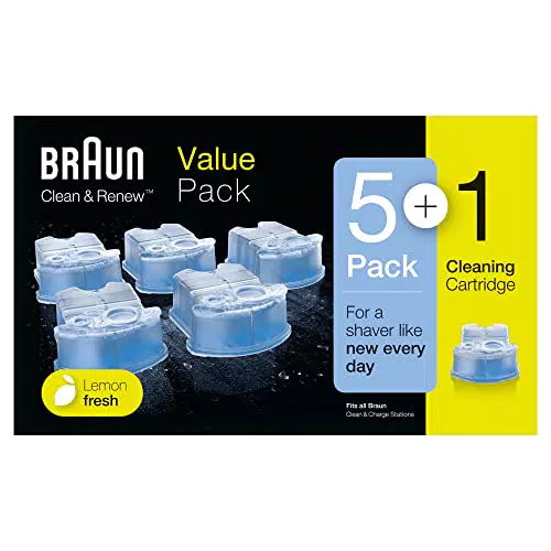 Braun Clean&Renew Cartuchos De Recarga Para Afeitadora Eléctrica Hombre