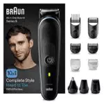 Braun Recortadora Todo En Uno Series 5 MGK5445, Kit 10 En 1 Para Barba