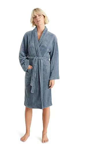 C&A Mujer Albornoz azul M