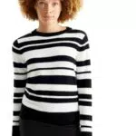 C&A Mujer Jersey Negro/Blanco XL