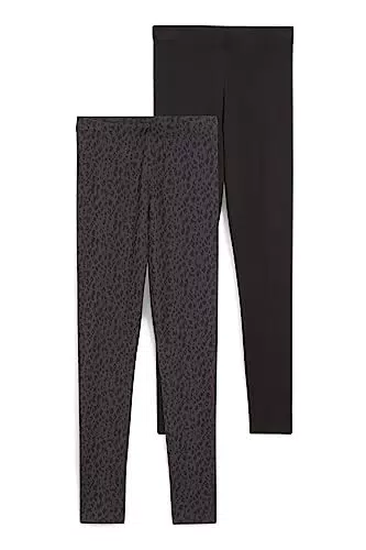 C&A Mujer Leggings Pack: 2 Prendas, 1 Precio Gris Oscuro M