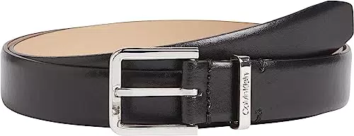 Calvin Klein Ck Must Metal Loop Belt 25Mm, Mujer, Ck Black