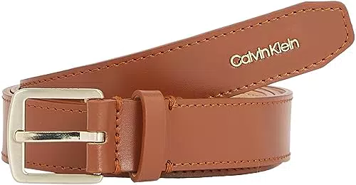 Calvin Klein Ck Must Sqr Letter Tip 25Mm Belt, Mujer