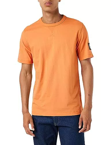 Calvin Klein Jeans Badge Regular tee S-S, Burnt Clay