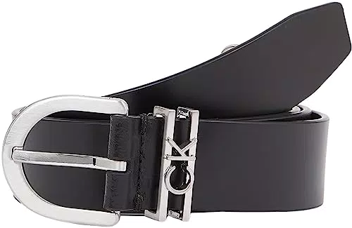 Calvin Klein Mujer Cinturón de piel Loop Belt 3, 0 cm