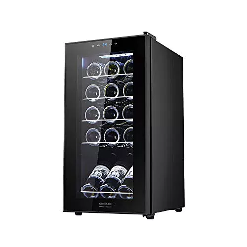 Cecotec Vinoteca GrandSommelier 15000 Black Compressor. 15 Botellas