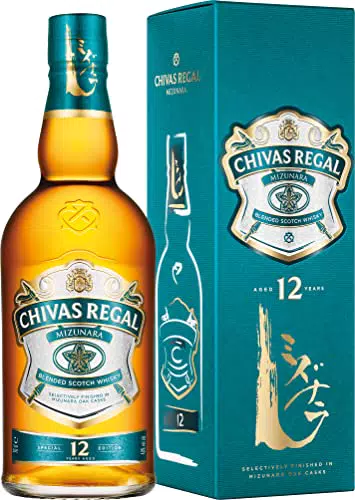 Chivas Regal Mizunara Whisky Escocés de Mezcla Premium Whisky Japonés