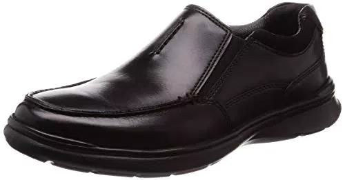 Clarks Hombre Cotrell Free Mocasines, Negro