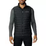 Columbia Hombre Chaleco Acolchado, Black, L