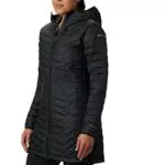 Columbia Mujer Chaqueta Acolchada, Black, XL